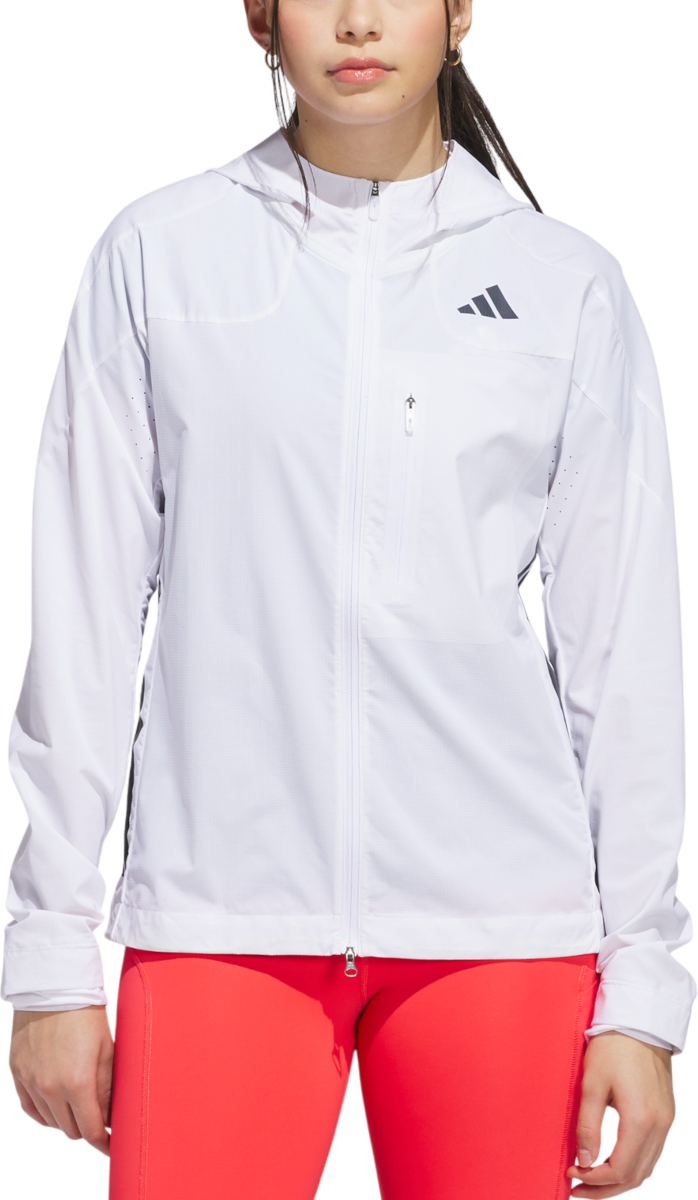 Vetrovka adidas Originals Adizero Hooded Jacket Biela | jc6645, 0