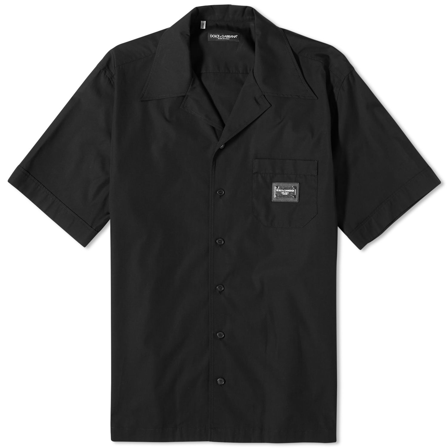 Košeľa Dolce & Gabbana Plate Cotton Vacation Shirt Black Čierna | G5JH9TGF855-N0000, 0
