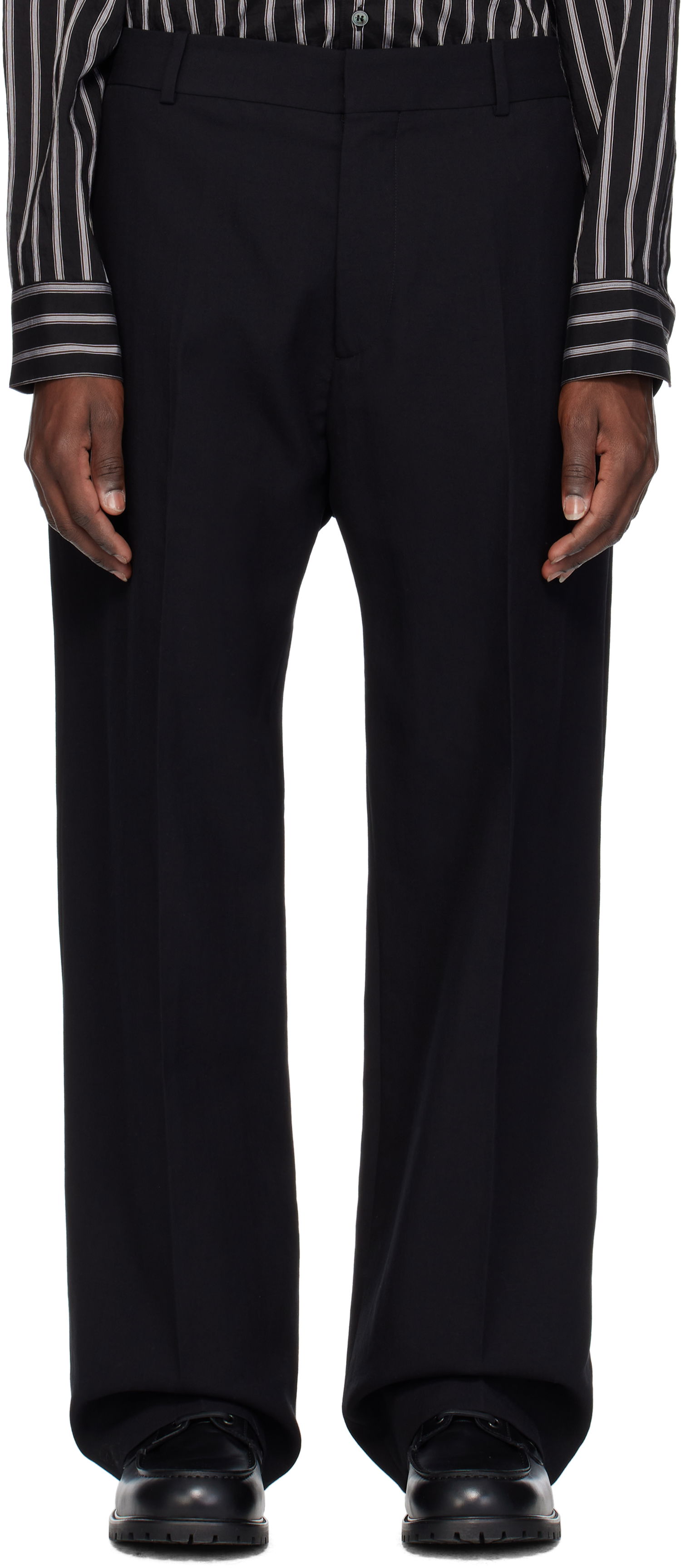 Nohavice Studio Nicholson Studio Nicholson Circuit Trousers Čierna | CIRCUIT SNM - 1340, 0