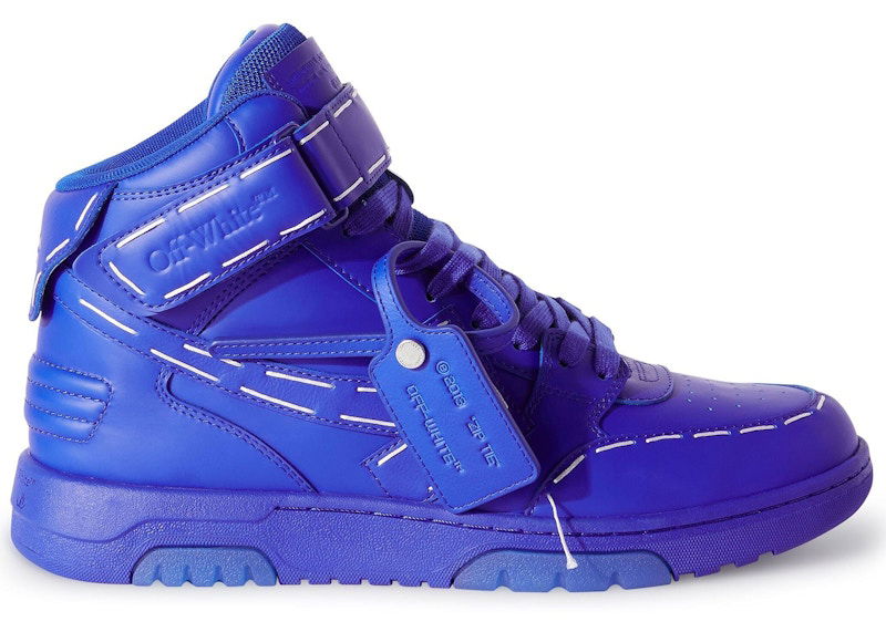 Tenisky a topánky Off-White Out Of Office Low Sartorial Stitching Mid Top Blue Blue Modrá | OMIA259S23LEA0024848, 0
