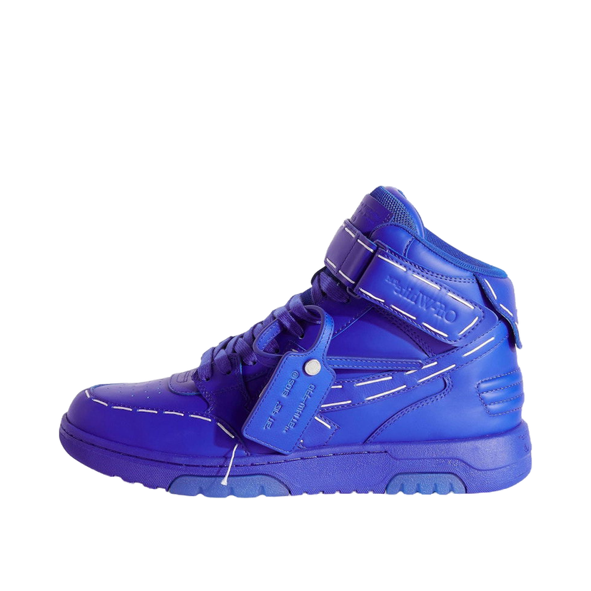 Tenisky a topánky Off-White Out Of Office Low Sartorial Stitching Mid Top Blue Blue Modrá | OMIA259S23LEA0024848