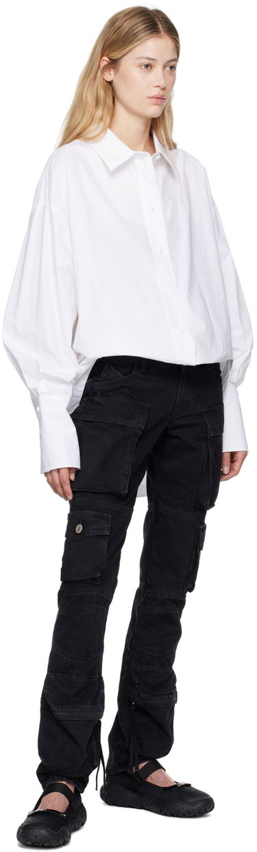 Cargo nohavice The Attico Attico Essie Cargo Pants Čierna | 241WCP113 D066, 3