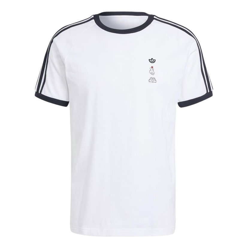 Tričko adidas Originals Mickey Mouse x Originals 3-Stripes T-shirt Biela | IY2270