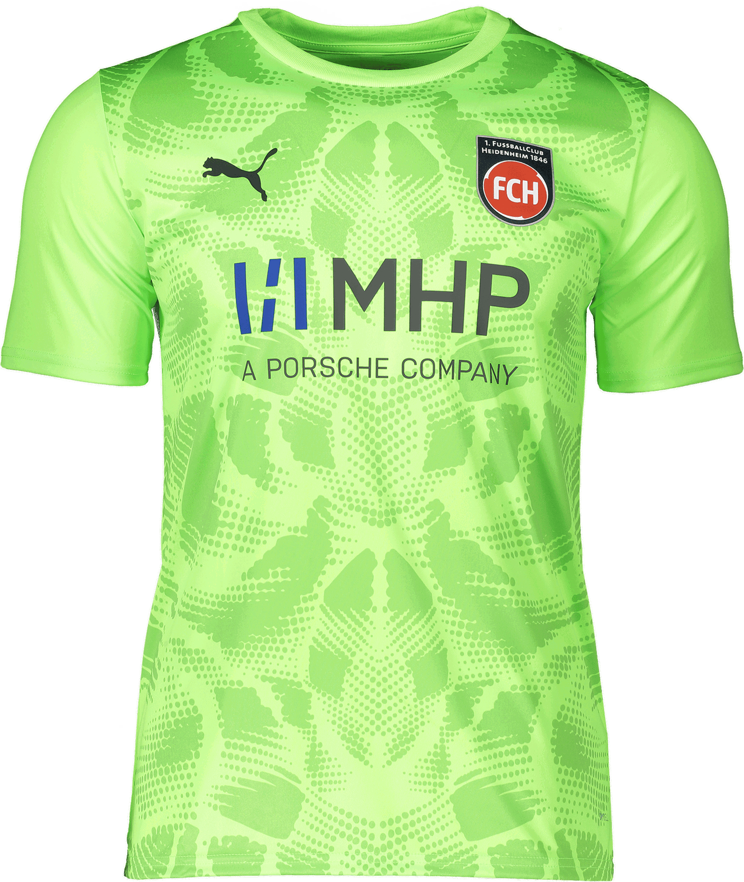 Dres Puma 1. FC Heidenheim Goalkeeper Jersey 2025/26 by Puma Zelené | 5fch706280-20, 0