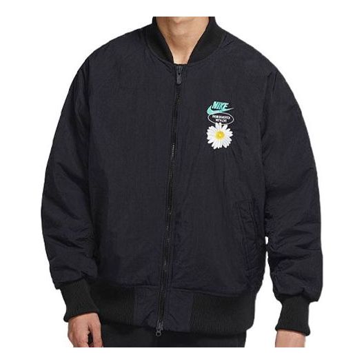 Bomber bunda Nike Daisy Print Padded Bomber Jacket Čierna | DM5019-010, 0