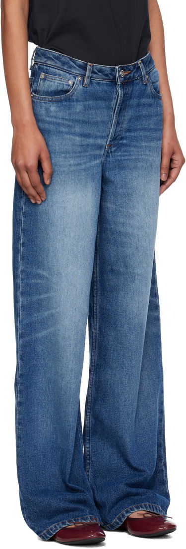 Džínsy A.P.C. A.P.C. Elisabeth Wide-Leg Jeans Modrá | COHJL-F09181, 1