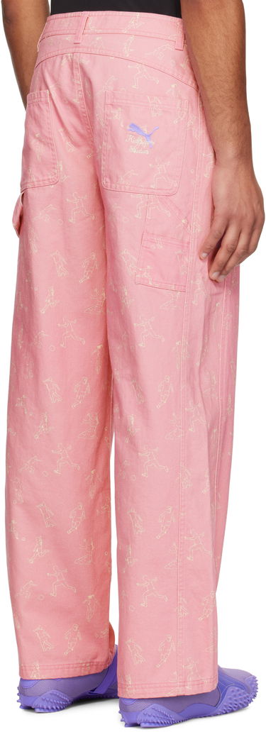 Nohavice KidSuper KidSuper x PUMA Doodle Pants Ružová | 62670748, 2