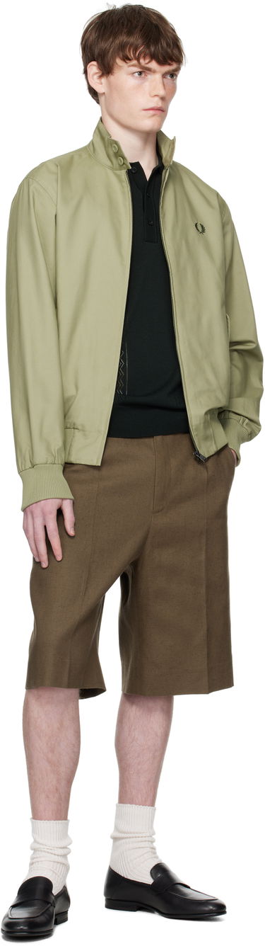 Bunda Fred Perry Fred Perry Classic Harrington Jacket Zelené | J8568, 3