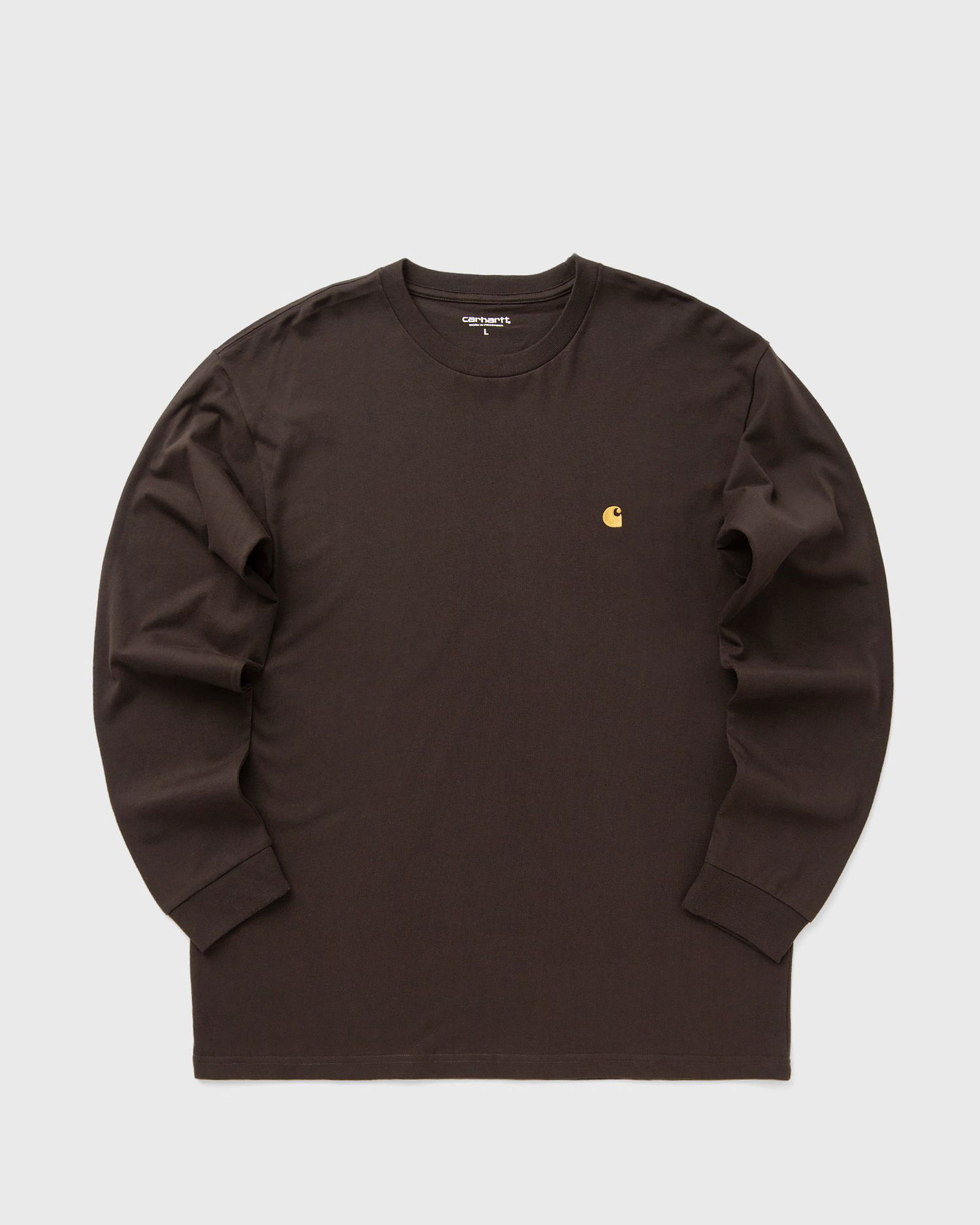 Tričko Carhartt WIP Long Sleeve Chase T-Shirt Hnedá | I026392-00W.XX, 0