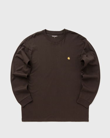 Tričko Carhartt WIP Long Sleeve Chase T-Shirt Hnedá | I026392-00W.XX, 0