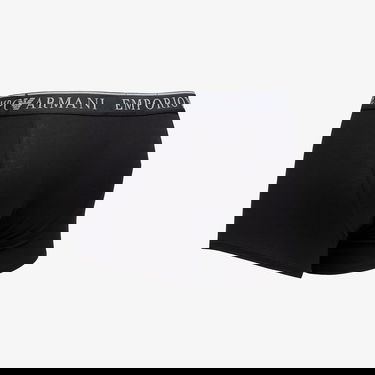 Spodná bielizeň a ponožky Emporio Armani EA7 Men's Knit Trunk 2-Pack Nero/ Nero L Čierna | 111769 4F720 23820, 2