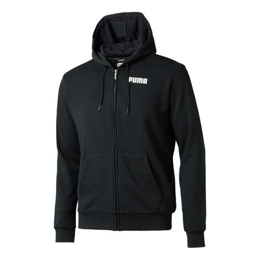 Mikina Puma Logo Hooded Sweatshirt Čierna | 855279-01
