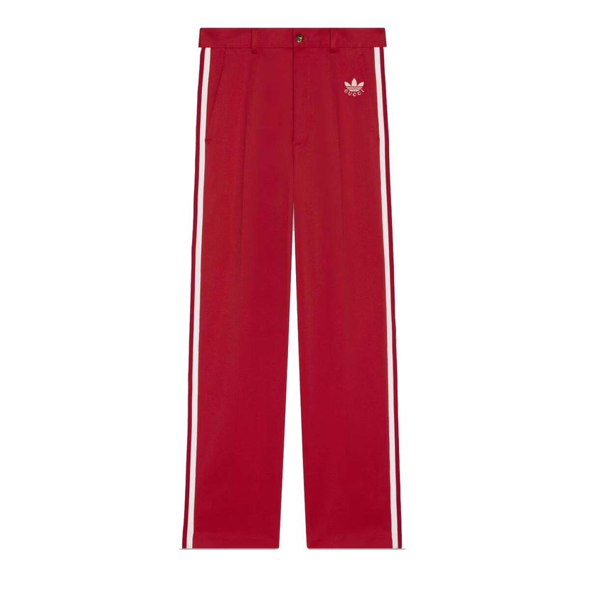 Nohavice Gucci adidas x Jersey Pant Red Červená | 710399 ZAKQU 6429