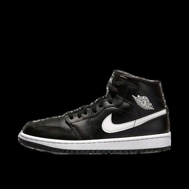 Air Jordan 1 Mid "Black White"