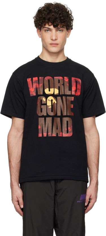 Tričko BAPE Camo WGM Ape Head Overlap T-Shirt Čierna | 001TEK801024M, 0