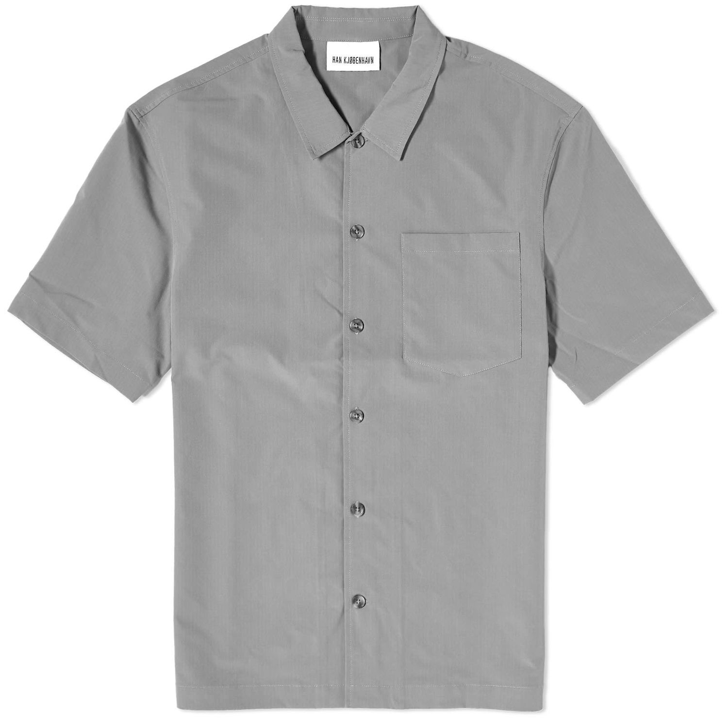 Košeľa Han Kjøbenhavn Han Kjobenhavn Ripstop Vacation Shirt Šedá | M-132992-DGY, 1