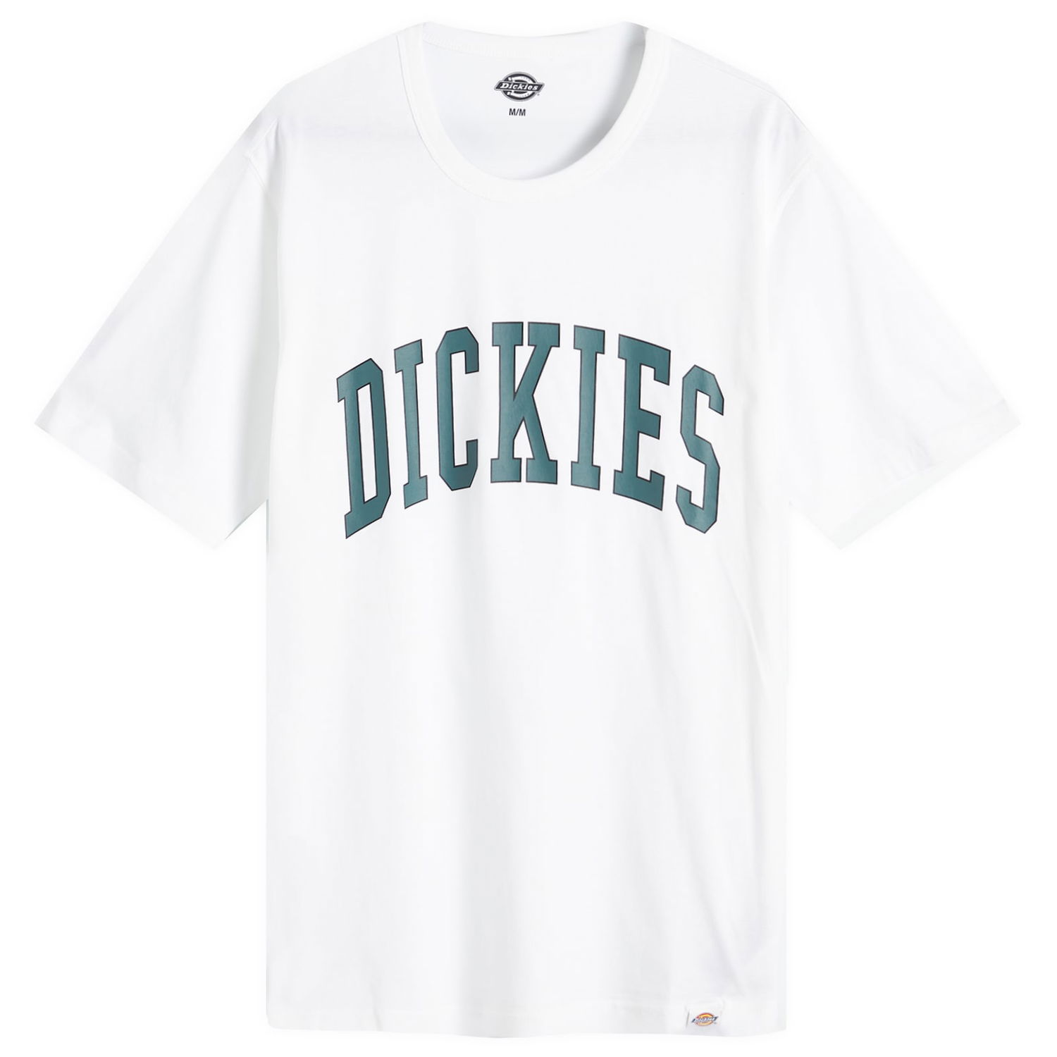 Tričko Dickies Men's Aitkin College Logo T-Shirt in White/Lincoln Green, Size Large | END. Clothing Biela | DK0A4X9FJ971, 0