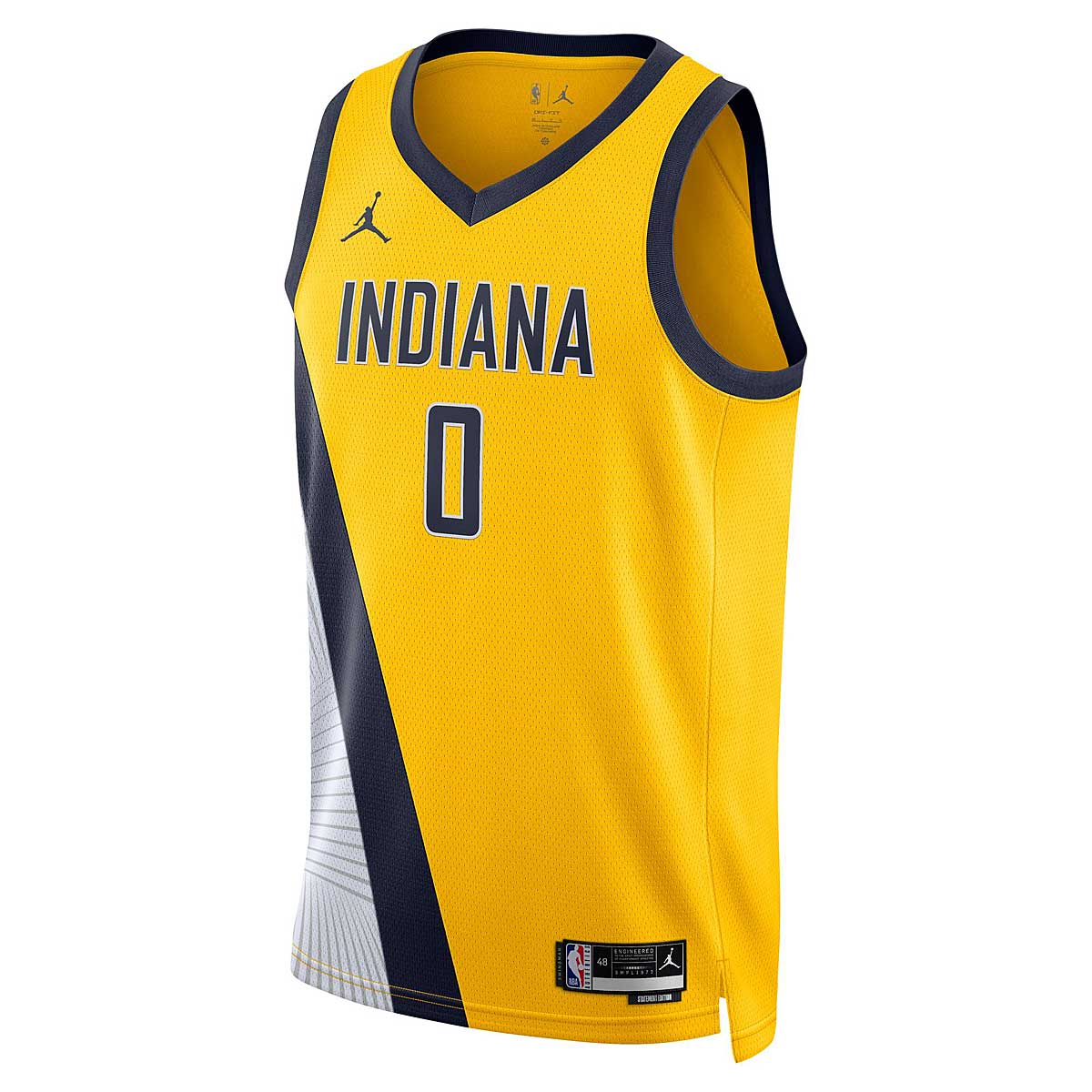 Dres Jordan Dri-FIT NBA Indiana Pacers Statement Edition Swingman Jersey Žltá | DO9528-731, 1
