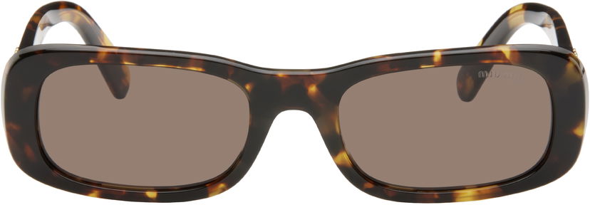 Slnečné okuliare Miu Miu Miu Miu Glimpse Square Sunglasses Hnedá | 0MU 08ZS 8056597991735