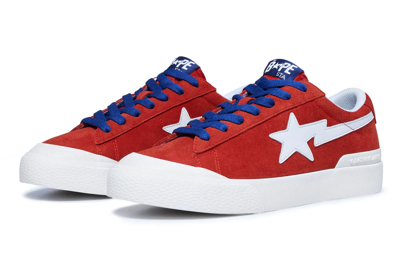 Tenisky a topánky BAPE Bape Mad Sta #1 Size: 41 Červená | 0ZXSHM191013J-RED