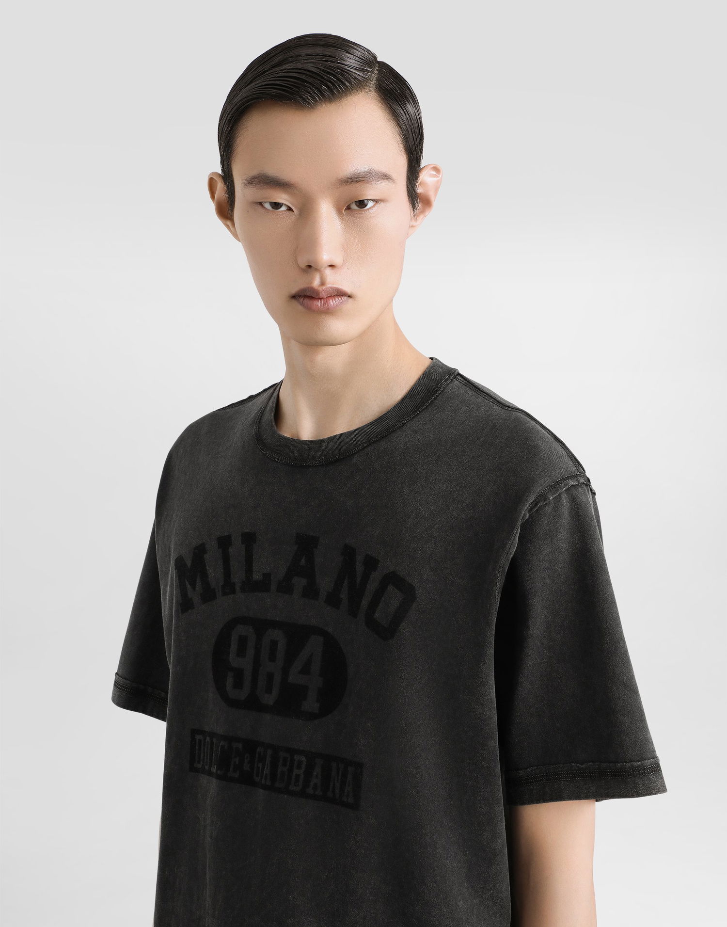 Tričko Dolce & Gabbana Dolce & Gabbana Milano 984 Cotton T-Shirt Čierna | G8RI4TG7PK9N0000, 1