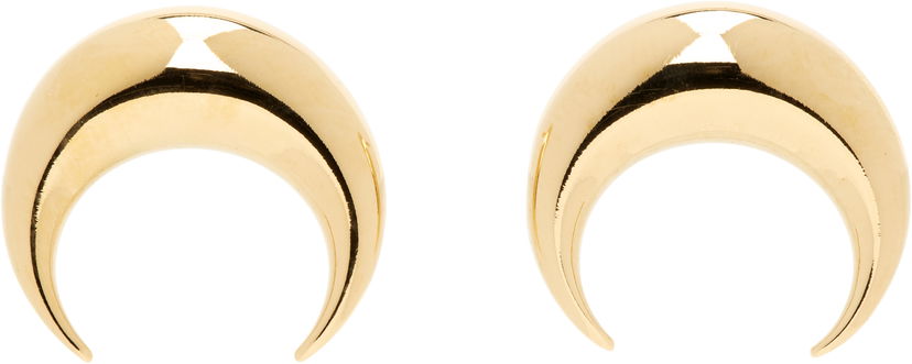 Náušnice Marine Serre Moon Stud Earrings Metalická | UJW074ARMET0002