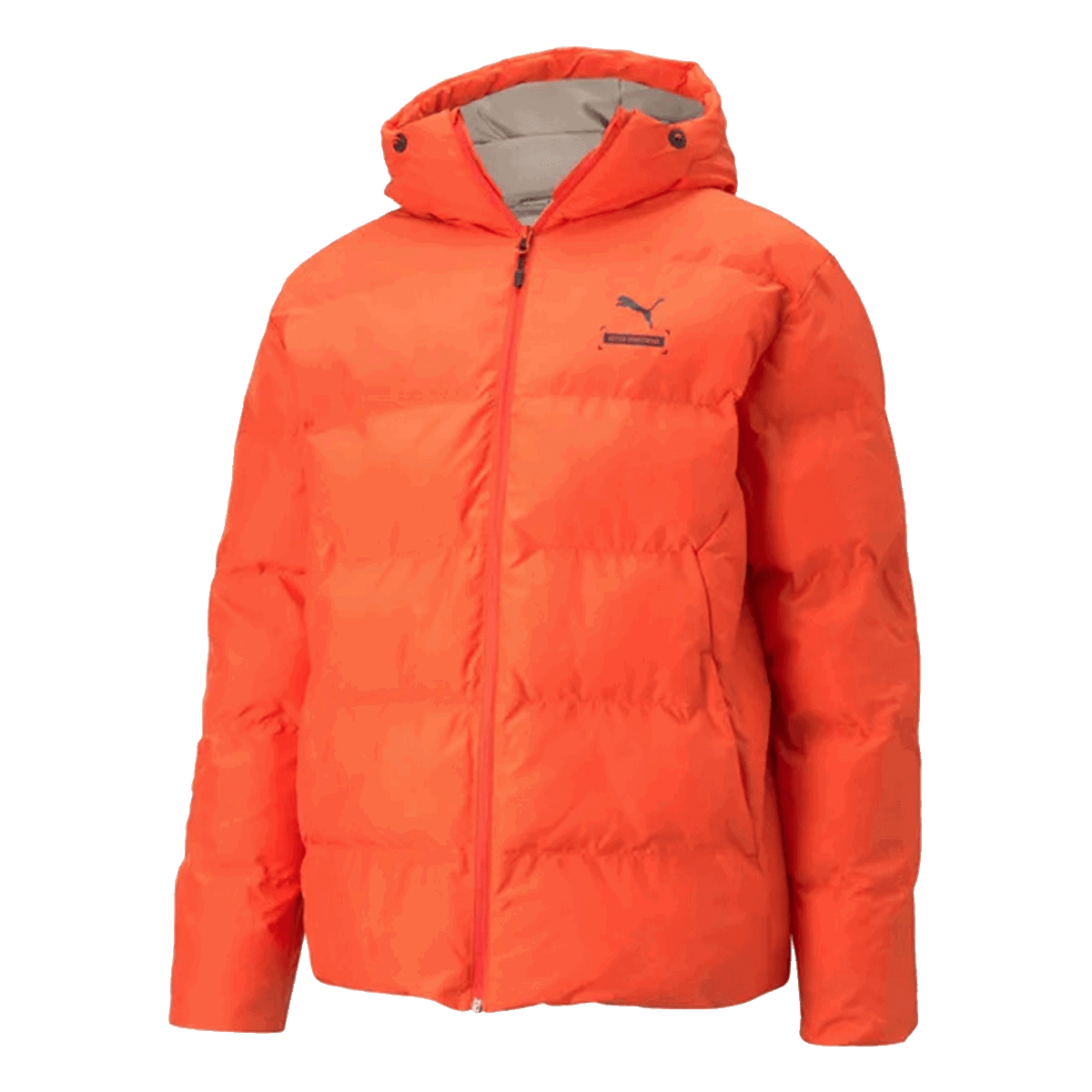 Prešívaná bunda Puma BETTER SPORTSWEAR Hooded Puffer Jacket Oranžová | 849331-26, 0