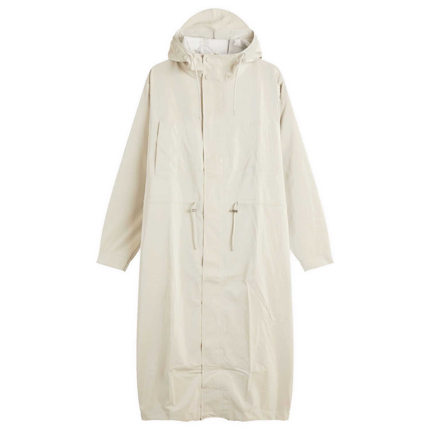 Pláštenka Rains Bold Longest Hooded Rain Jacket, Size Large Béžová | 12120-103, 1