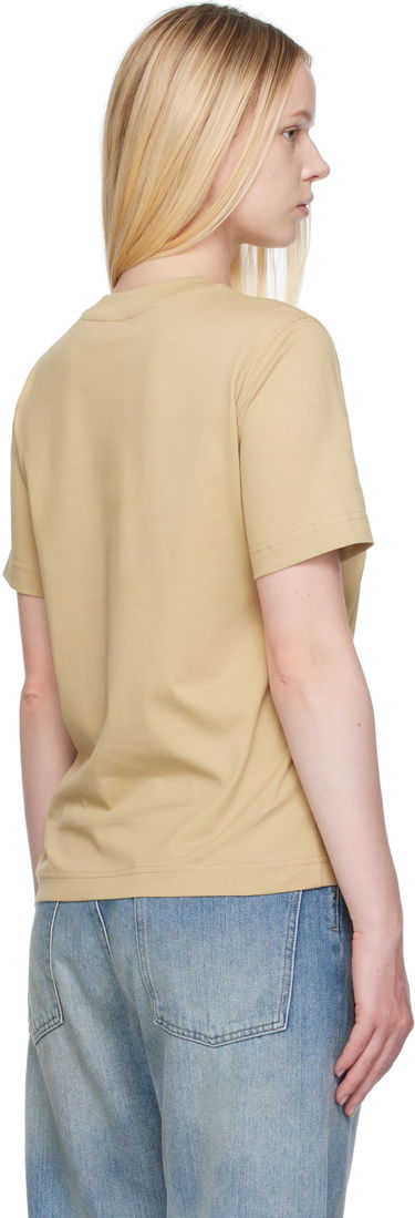 Tričko Burberry Burberry Knight Stamp Cotton T-Shirt Béžová | 8110926, 2