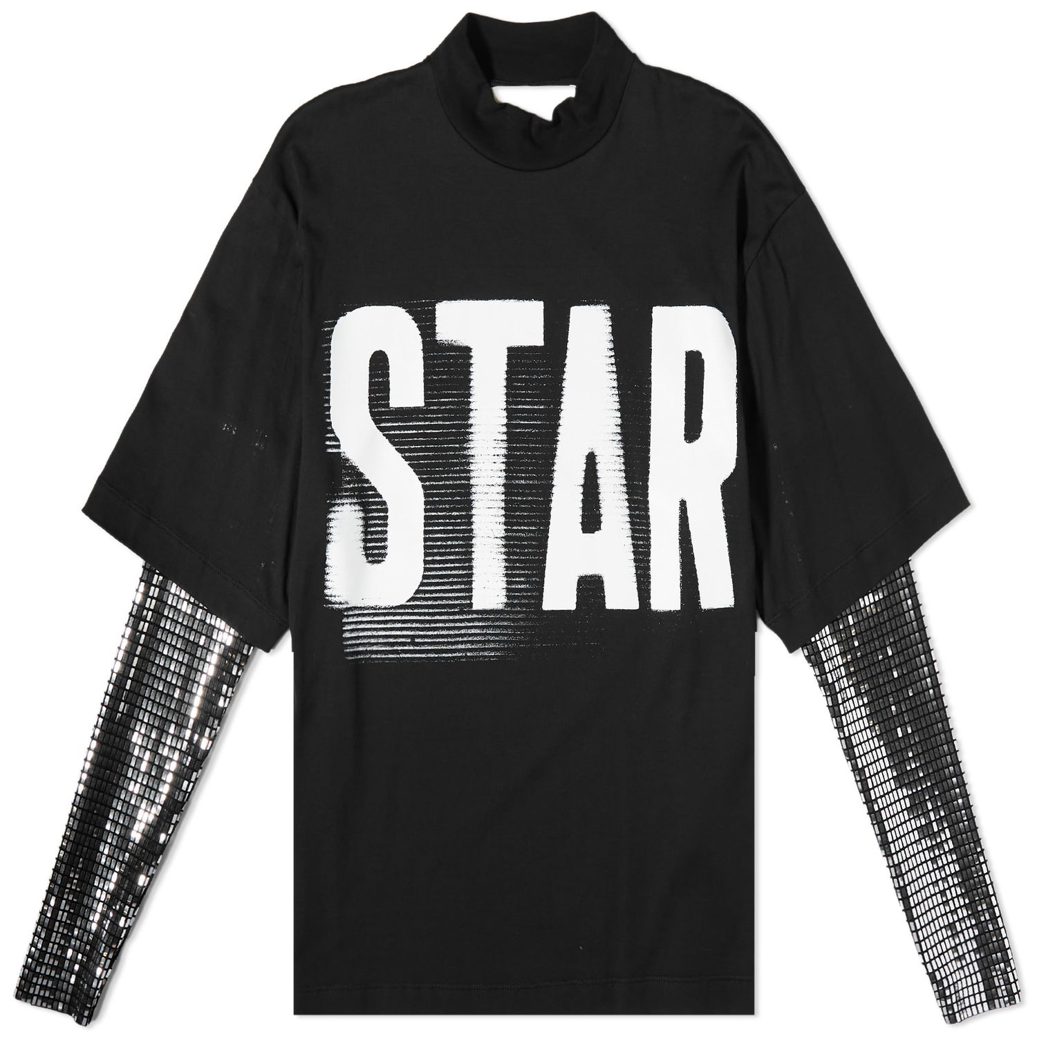Tričko 1017 ALYX 9SM Double Sleeve Mark Flood T-Shirt Čierna | AAUSH0225FA01-MTY0002, 0
