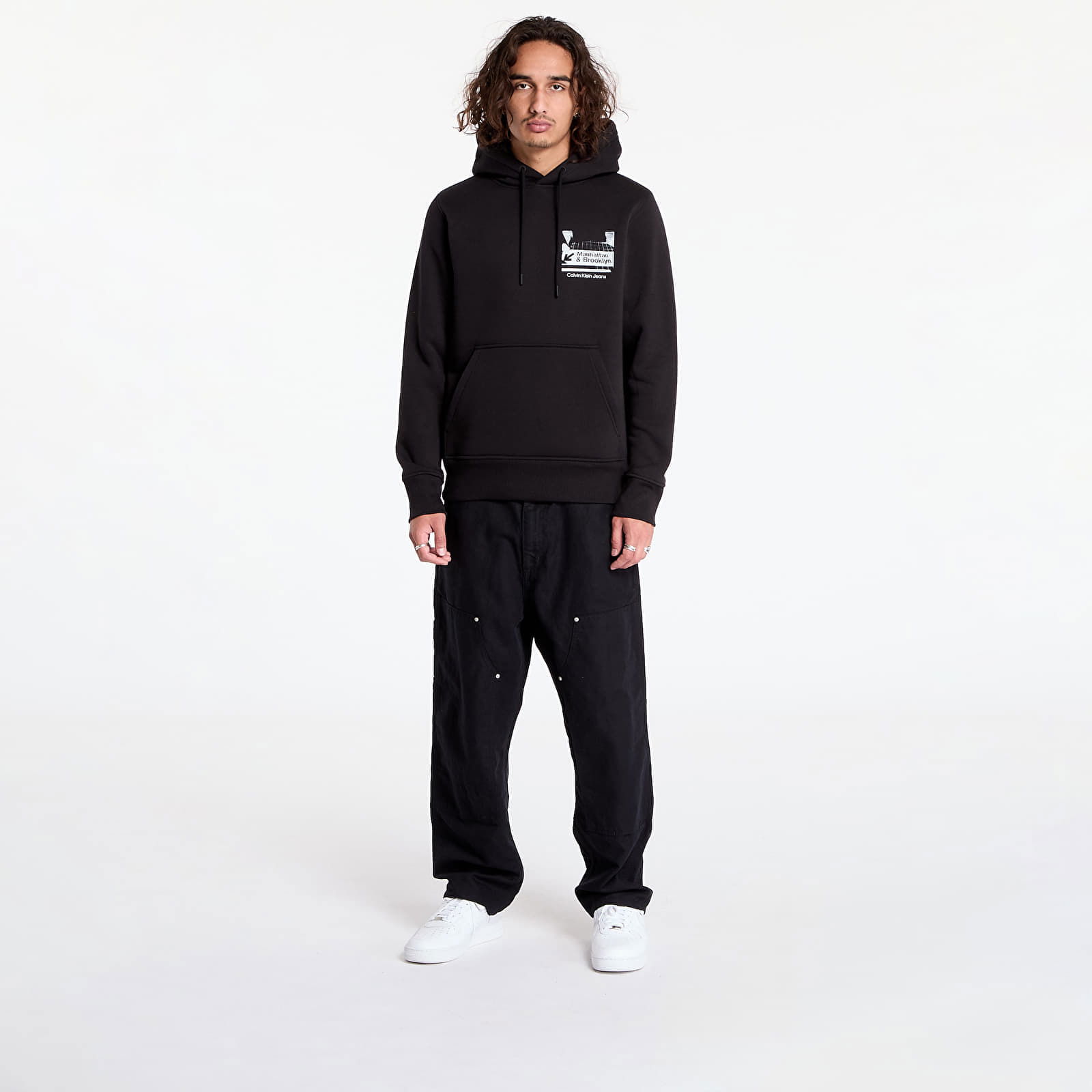 Subway Sign Hoodie Black