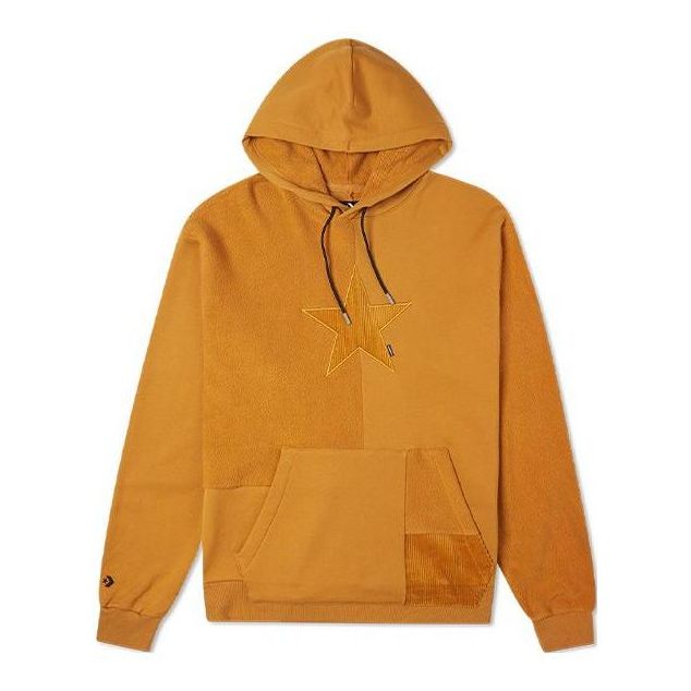 Mikina Converse Converse Star Corduroy Hoodie Oranžová | 10023517-A02