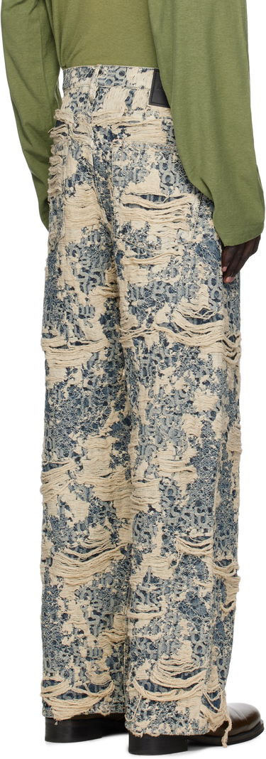 Džínsy Acne Studios All-Over Distressed Patterned Jeans Rôznofarebný | C00080-, 2