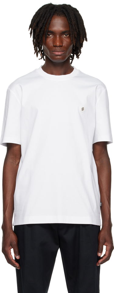Tričko BOSS BOSS Regular-Fit Monogram T-Shirt Biela | 50520298, 0