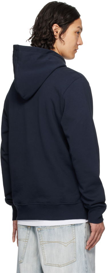 Mikina Balmain Balmain Vintage Gel Hoodie Navy | EH0JT047BC98, 2