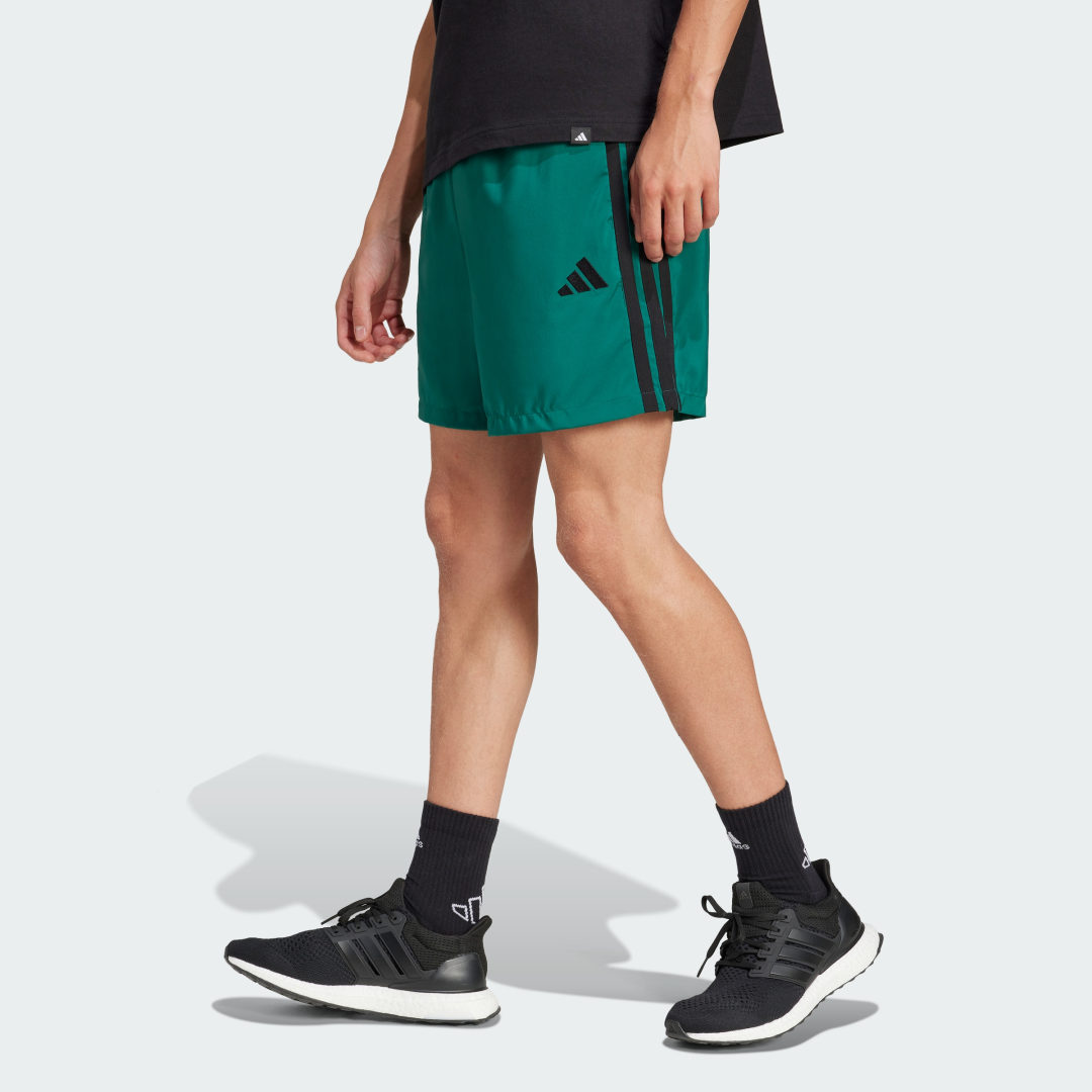 Šortky adidas Performance Men's Training 3-Stripes Shorts Zelené | JW1910, 0