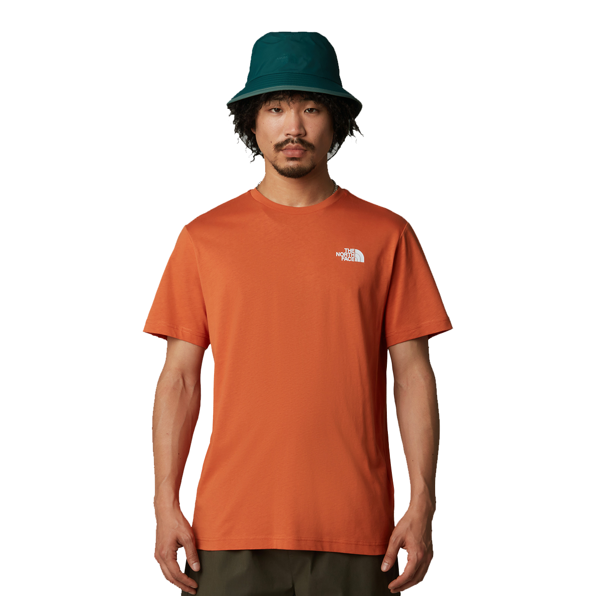 Tričko The North Face Box T-Shirt Oranžová | NF0A87NP6D21, 0