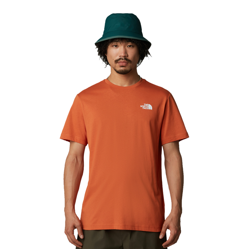 Tričko The North Face Box T-Shirt Oranžová | NF0A87NP6D21