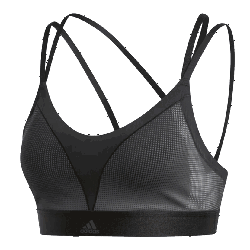 Podprsenka adidas Originals All Me Light Support Bra Čierna | EA3248