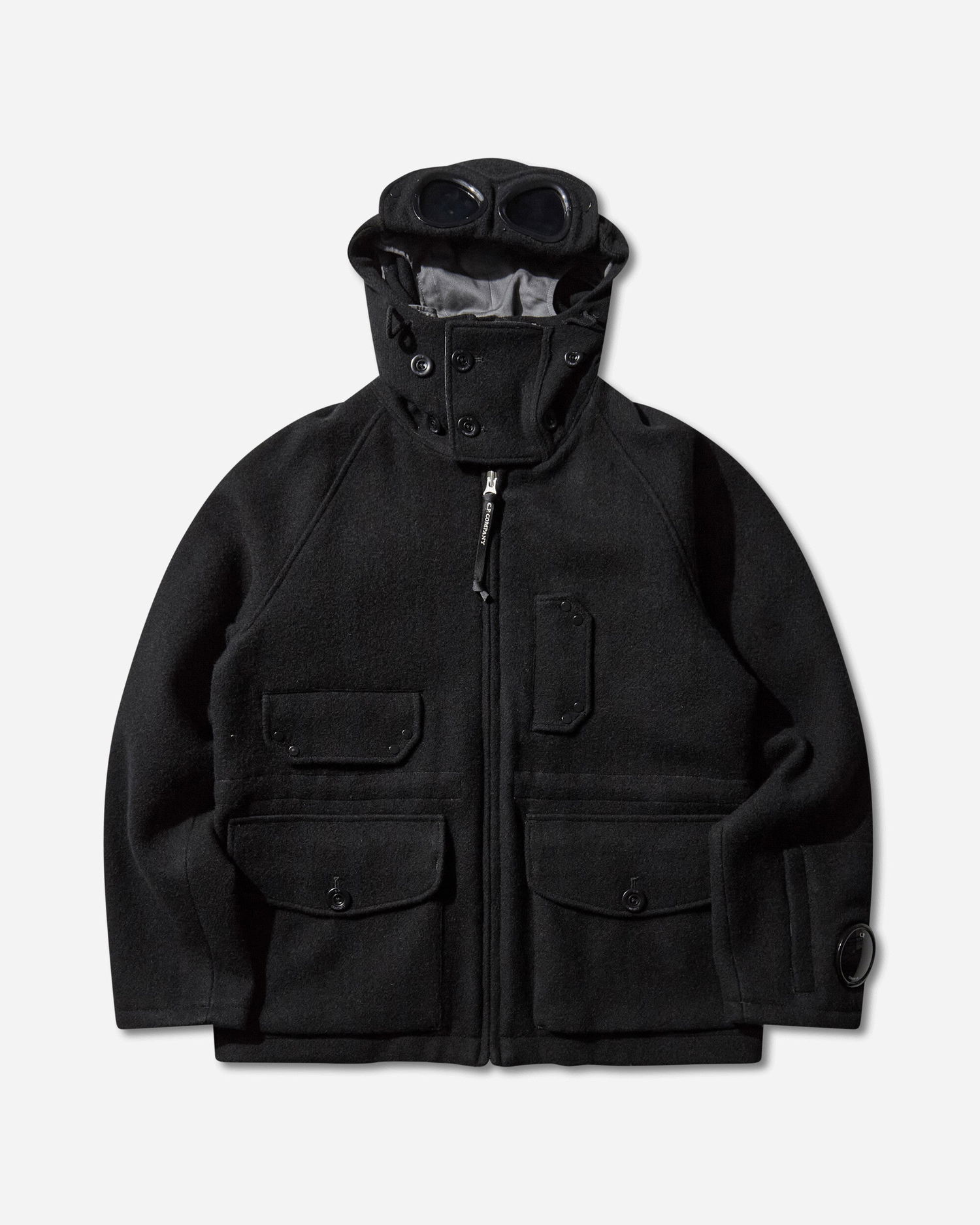 Bunda C.P. Company Duffel Medium Jacket Čierna | 19CMOW148A-006168A 999, 1