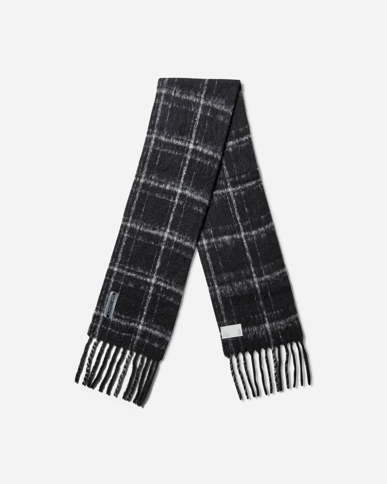 Šál OUR LEGACY Our Legacy Estate Check Scarf Čierna | A4248EBF 001, 0
