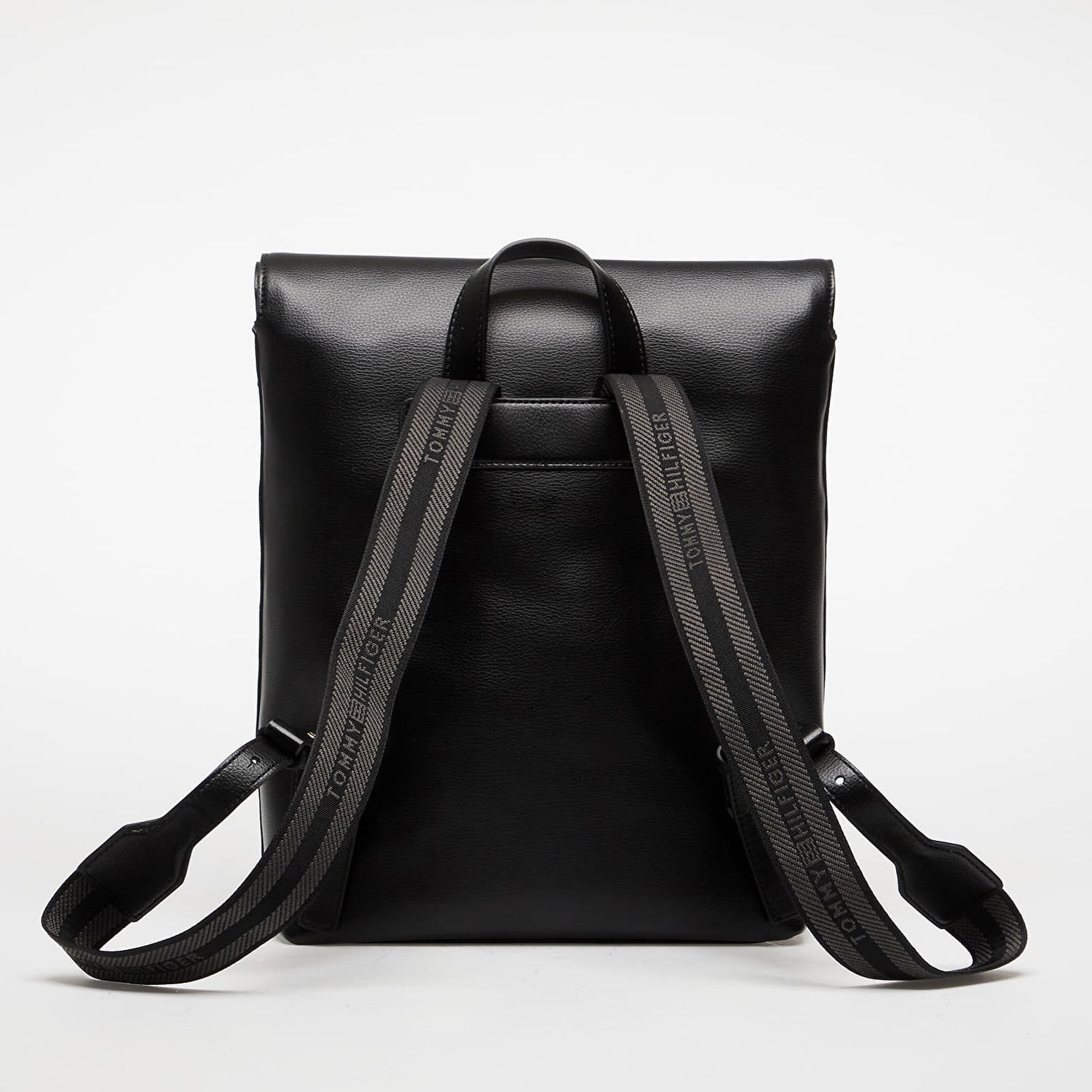 Batoh Tommy Hilfiger Tommy Hilfiger Logotape Fold-Over Backpack Čierna | AW0AW17654 BDS, 1