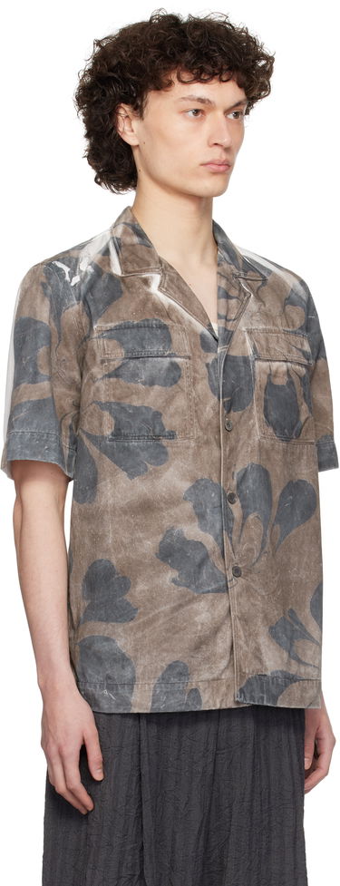 Košeľa Dries Van Noten Dries Van Noten Hand-Dyed Floral Print Shirt Zelené | 251-020758-1473, 4