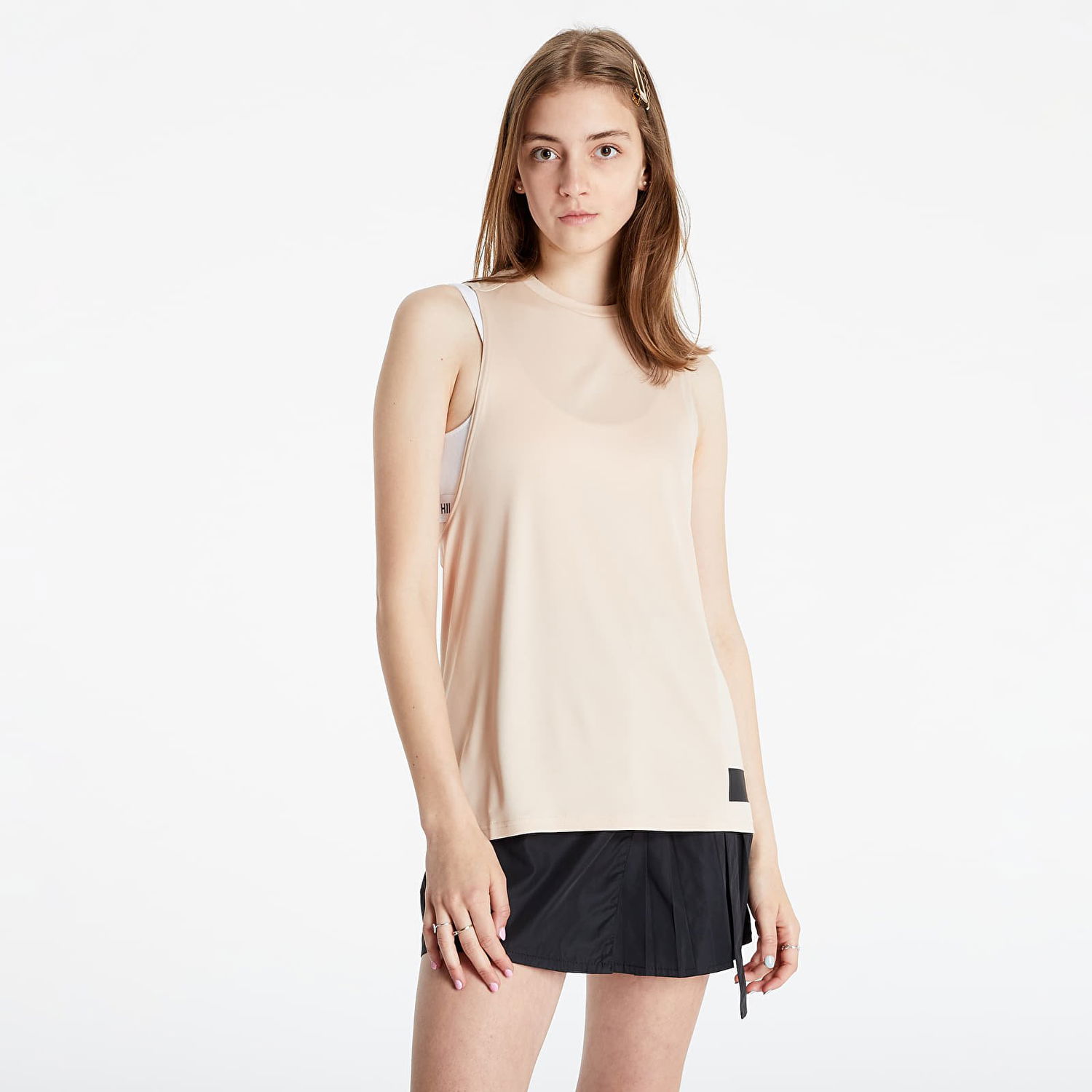 Tielko adidas Performance Parley Mission Kit Run for the Oceans Tank Top Béžová | H61669, 0
