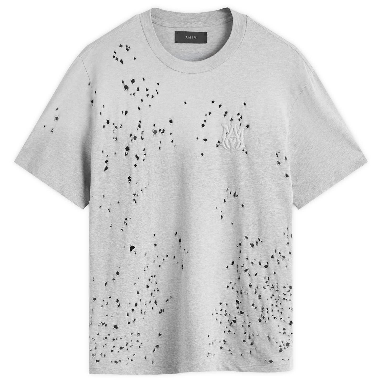 Tričko AMIRI Shotgun Embroidered Logo T-Shirt Šedá | AMJYTE1059-030, 0