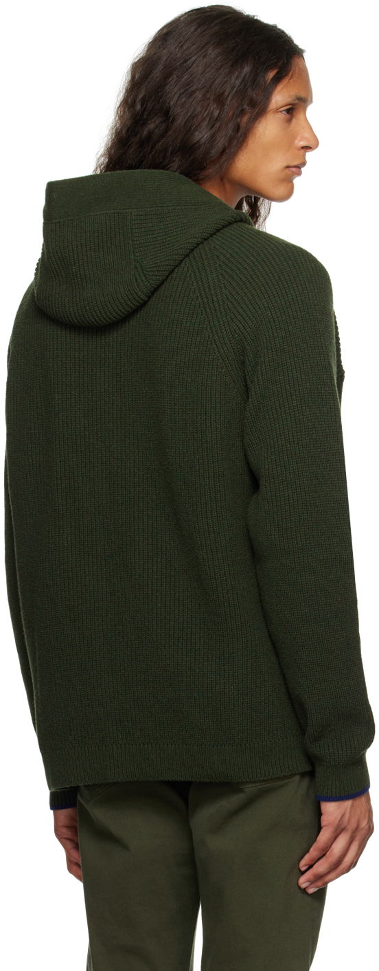 PS Paul Smith Half-Zip Knit Hoodie