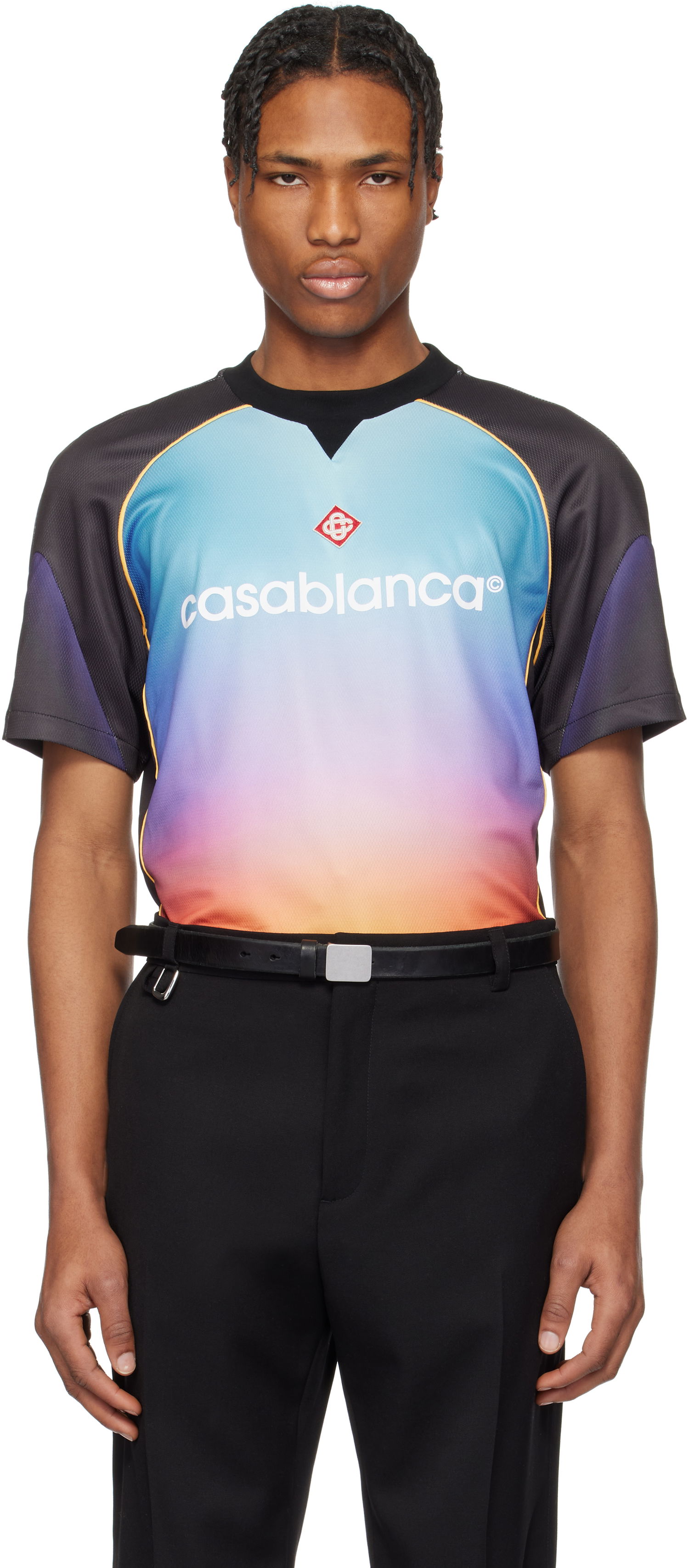 Dres Casablanca Casablanca Gradient Football T-Shirt Rôznofarebný | MS25-JTP-353-01, 0