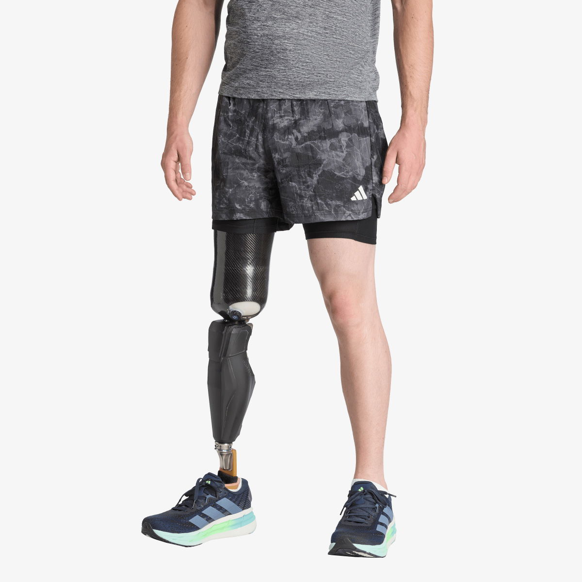 Šortky adidas Performance Own The Run Spray Dye 2-in-1 Shorts Čierna | JN9680, 1