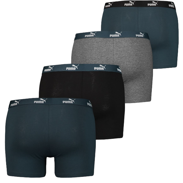 Boxerky Puma Promo Solid Boxer 4 Pack Rôznofarebný | 701223688-003, 1