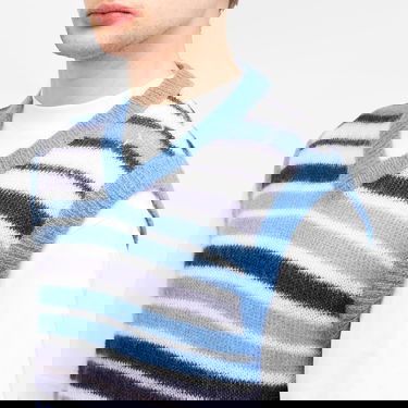 Sveter Marni Marni Stripe Mohair Vest Modrá | CVMG0136Q0-UFU178-STB26, 5